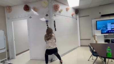 Bullet proof strong room in a school to protect students from mass shooters