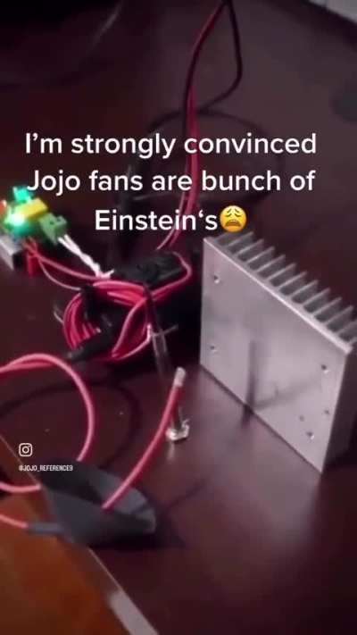 JoJo fans intellectualism: