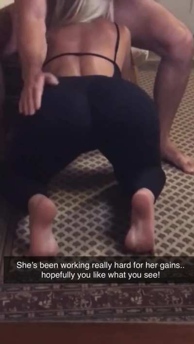 Well, she’s Defs been doing a lot more cardio