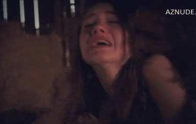 Natalia Dyer roughed raw from behind