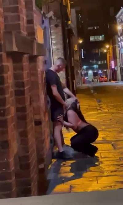 Couple Caught Giving Blowjob In Public