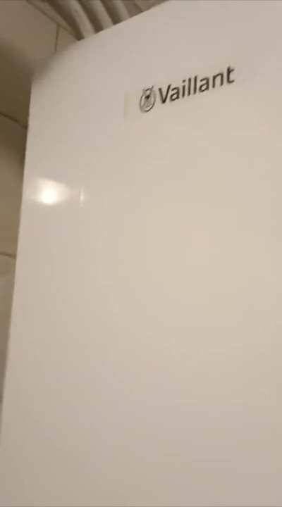 New Vaillant EcoTEC water heater making vibrating noise when running hot water through tap