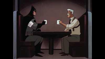 A New Year's tradition always kept between Batman and Commissioner Gordon. From TAS, 
