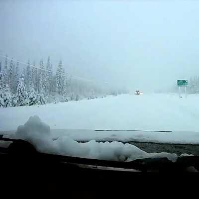 WCGW driving in a blizzard