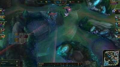 My adc and I's 2 braincells suddenly connected (aka the best Janna play I'll ever do)
