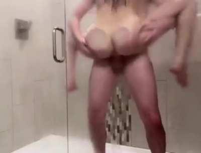 Fooling around in the shower