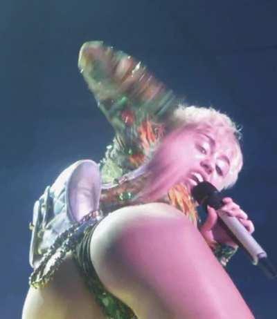 Miley Cyrus is asking us for a spanking.