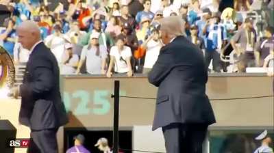 Donald Trump stole a CWC winners medal