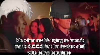 Like my guy he's chill with his life