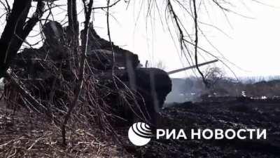 ru pov: Russian T-90M tanks in combat - Kupiansk