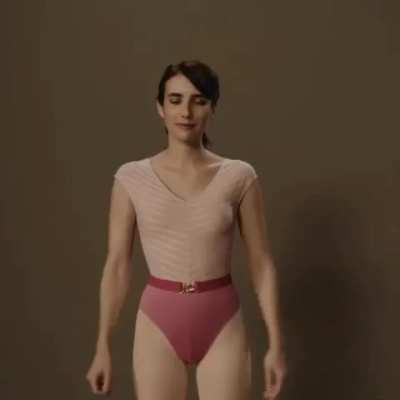 Emma Roberts dancing around
