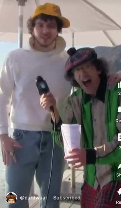 When the interviewer might be more famous than the interviewee (Jack Harlow/Nardwuar)