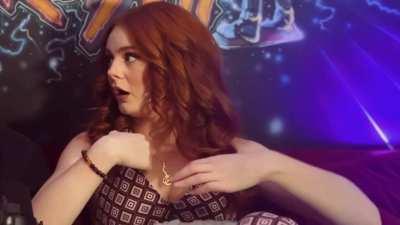 Hannah adjusting those Milkers