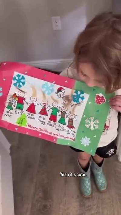 at least she included the dog