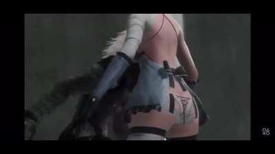 Gamer (Nier) Playing Nier: Replicant (Kainé)