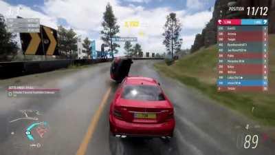 his horn made this so much more funny