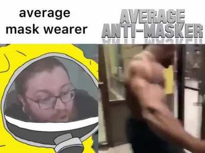 this was posted unironically by an anti masker