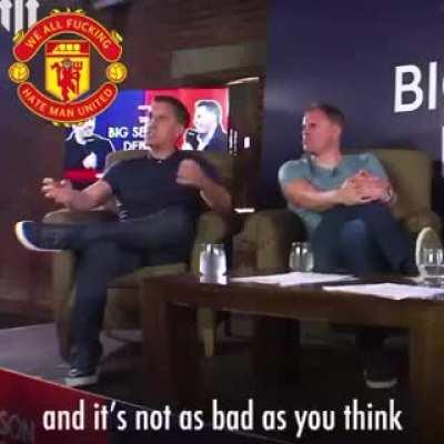 Gary Neville chatting usual trash yrs ago!! 😂