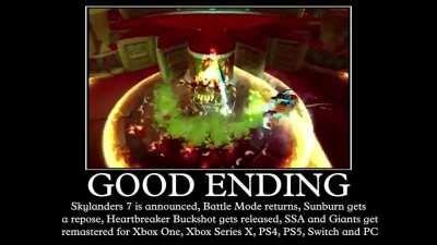 Skylanders Good Ending (Sound)