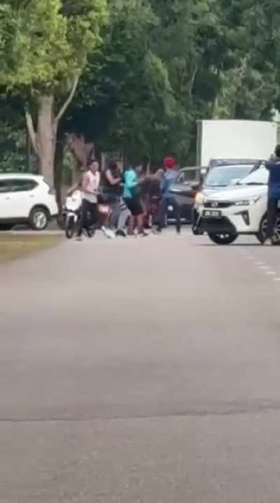 Armed hostage simulation near the Stadium Hang Jebat