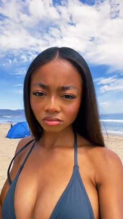 more in her little bikini