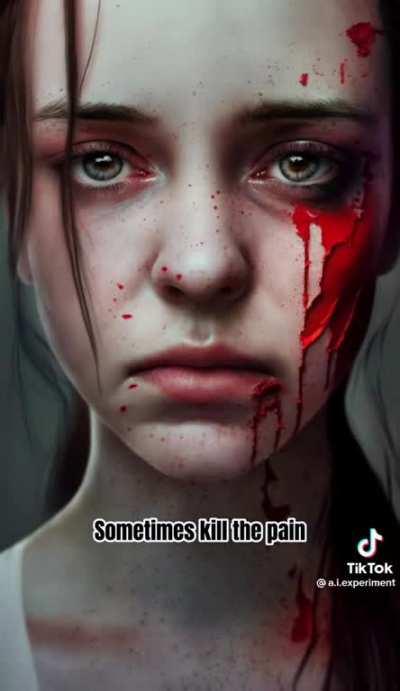 A.I. generated lyric video