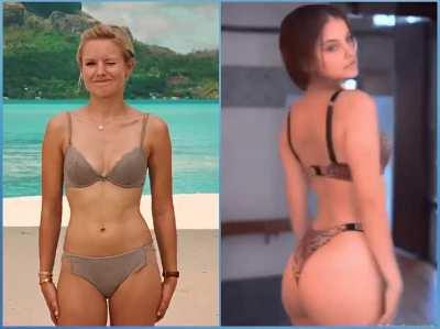 Kristen Bell vs Barbara Palvin