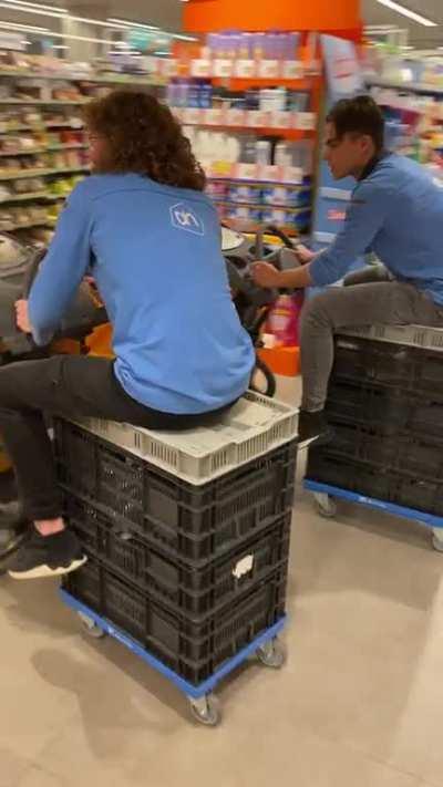 Me and the boys working after hours