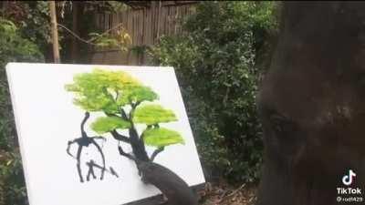 Galing ng Elepante wow pintor