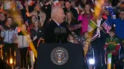 Sleepy Joe having the time of his life in Ireland