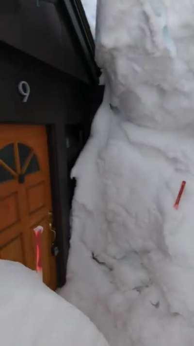 This is what it looks like walking into your house in Olympic Valley, California