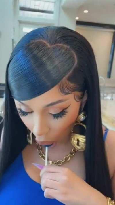 those lips would make you explode...