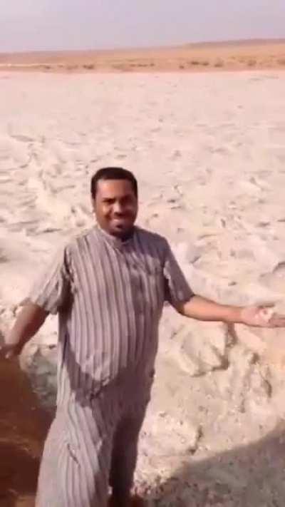 River of sand in Saudi Arabia