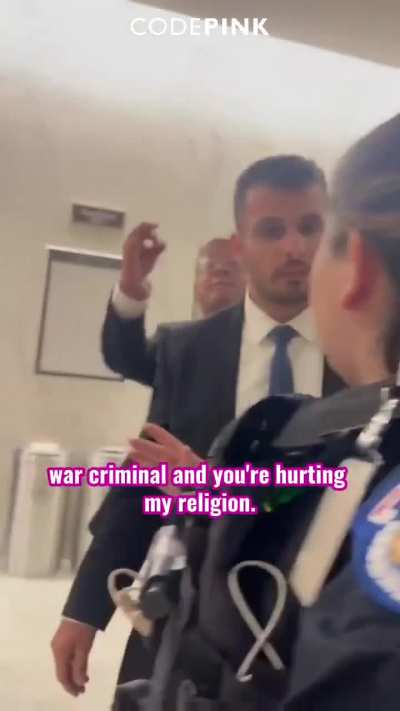 Israeli Minister of National Security Itamar Ben-Gvir today at US CAPITOL to we confronted and completely lost it.