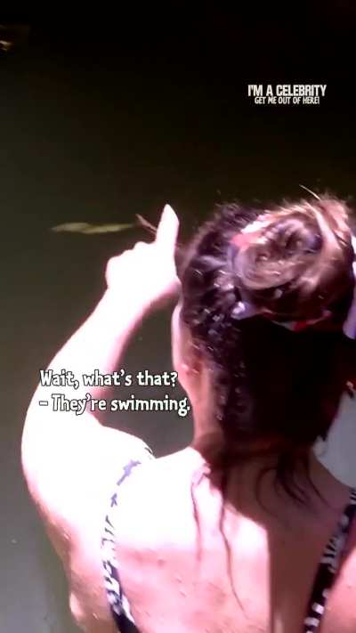 Swimming in the Jungle. I’m a celeb 2025!!