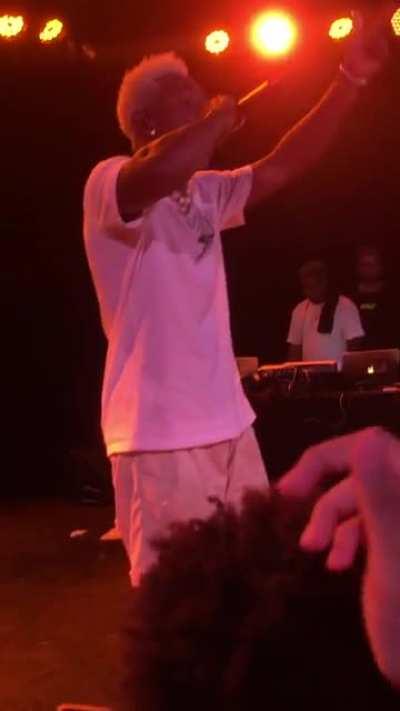 Tyler performing RUNITUP at tonight’s concert in LA!!