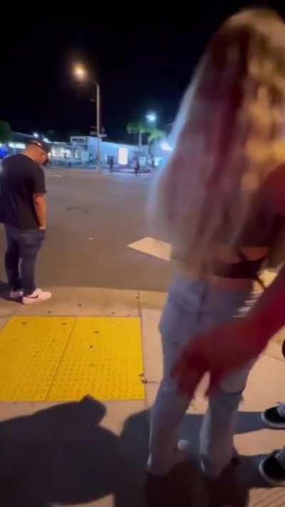 Incel harasses random couple on the street for 