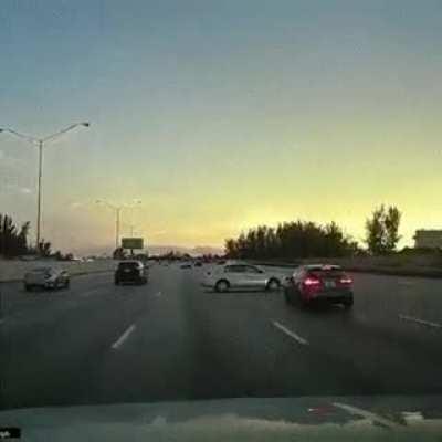 Overly dramatic lane change