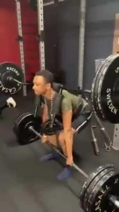 To show off in the gym