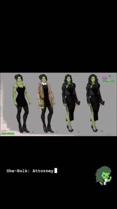 Official She-Hulk Concept Art by Wesley Burt