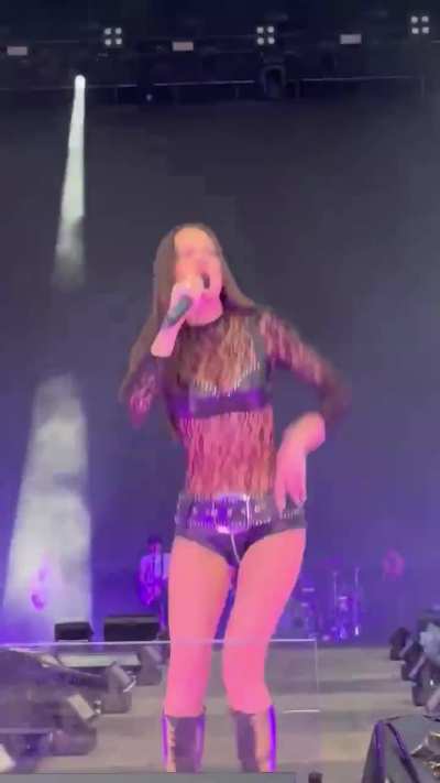 Liv performing in Dublin