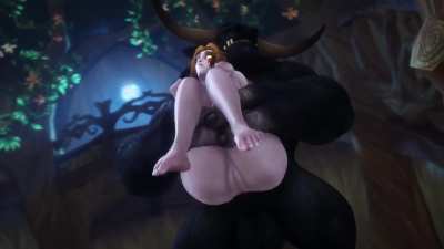 A minotaur's personal cockpocket (noname55)