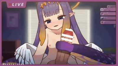 Ina uses a tentacle on you (animated)