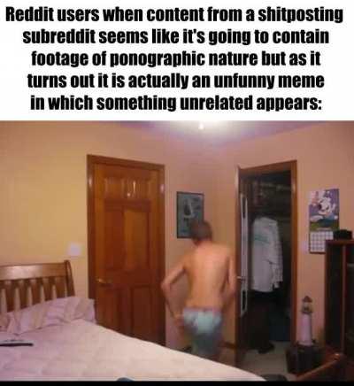 When I learned that the meme did not in fact contain anime boobies, I was DISSAPOINTED.