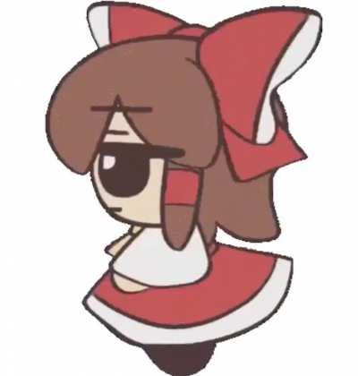 Fumo-Reimu dancing for a full 3 mins to Drake song 🎵