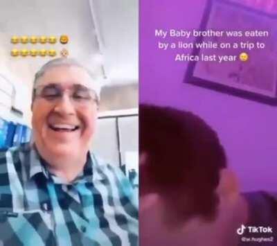 The man doesn’t care