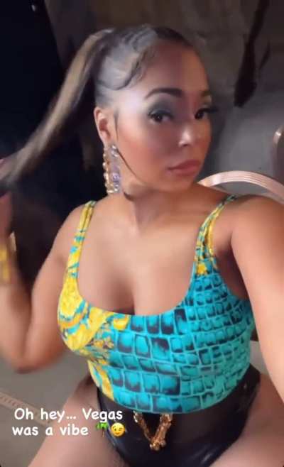 Ashanti’s outfit for Vegas performance | IG September 2023