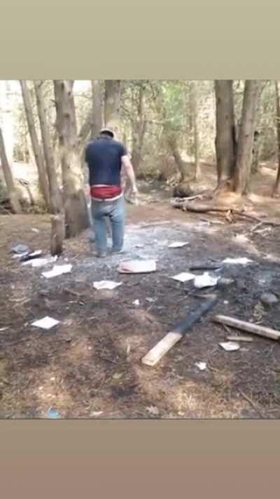 very unique way of opening spray paint