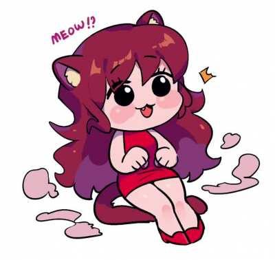 Cat Girlfriend fan art with the most fitting music I could find