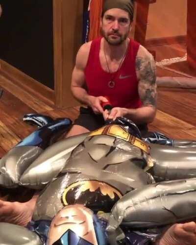 Pumping Batman